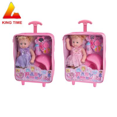 China 36 cm educational work more with drinking and pee baby - doll with plastic silicone reborn newborn stroller dolls toys for girls for sale