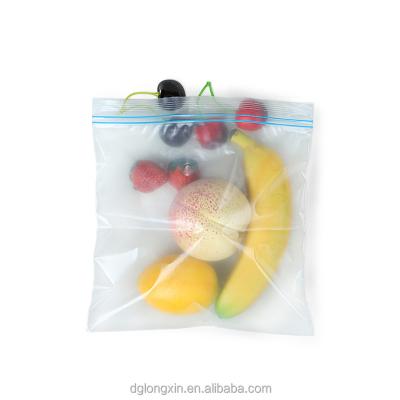 China Co Friendly Recyclable Compostable Biodegradable Ziplock Bag PBAT PLA Food Ziplock Bag for sale