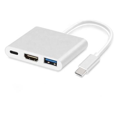 China Mac Pro High quality converted usb c 3.1to USB3.0 cable to type-c hub usb c adapter hub mac book for sale