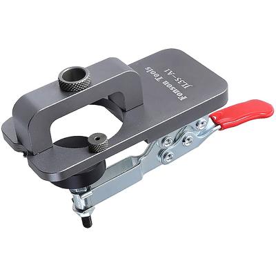 China Industrial Woodworking Hole Drilling Kit Marker 35mm Hidden Hinge Survey Jig Guide with Fixture Aluminum Alloy Hole Opener Tools for sale