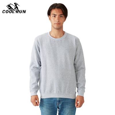 China Wholesale Anti-Wrinkle Men's Casual Long Sleeve White Crewneck Oversized Sweatshirt Logo Screen Print Custom Tshirts FS2750 for sale