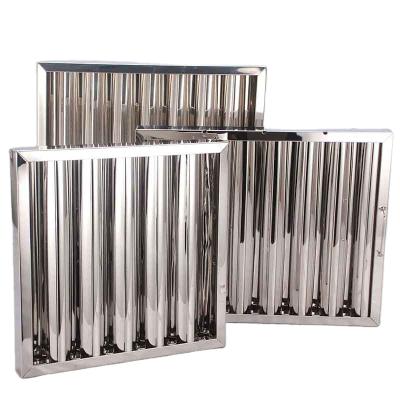 China Hood Grease Baffle Filter Hotel Style European Commerical Kitchen Range for sale