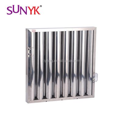 China 430# Stainless Steel Restaurant Baffle Grease Filters for sale