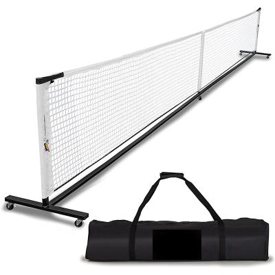 China Factory direct sales 5M Folding Adjustable Height portable badminton net durable high quality rack and training tennis net for sale