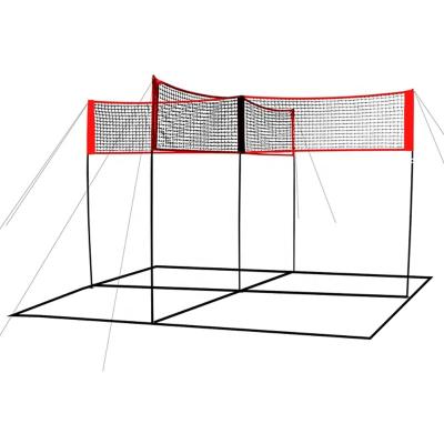 China Long Lasting Sports Badminton Game Durable Cross Volley Ball Training Net Net for sale