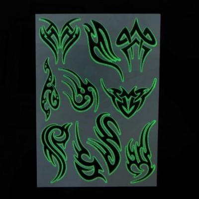 China Glow in the dark fake tattoo for sale