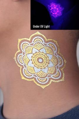 China Body art metallic tattoo for sale