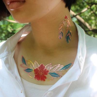 China Metallic temporary tattoo for sale