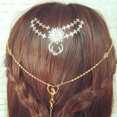 China Metallic Gold Thin Line Amazing Hair Tattoo for sale