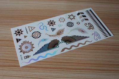 China Stock wholesales metallic tattoo designs M-T022 for sale