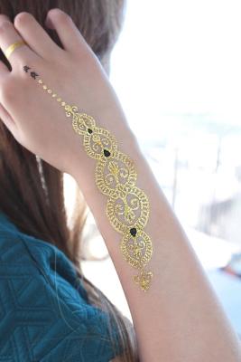 China Metallic temporary tattoo for sale