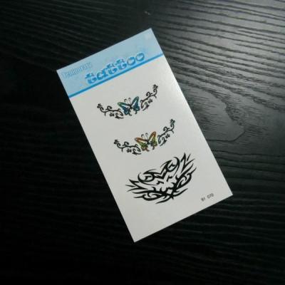 China Temporary fake tattoo sticker, body skin transfer sticker for sale