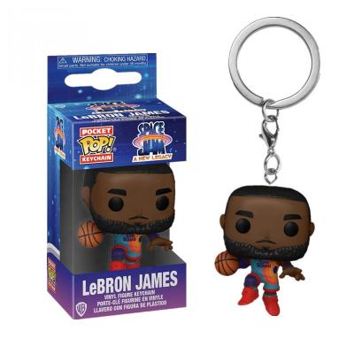 China Funko POP LeBRON JAMES Peripheral Doll Pendant Plastic Keychain Key Chain for sale