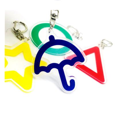 China Cartoon Toy TV Animation Squid Peripheral Game Collection Model Gift Umbrella Star Circle Head Chain Triangle Wholesale for sale