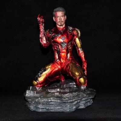 China Toy Endgame Ironman Action Figure Cartoon Figure Model Toys Kneeling Stance MK85 Stance Fingers GK for sale