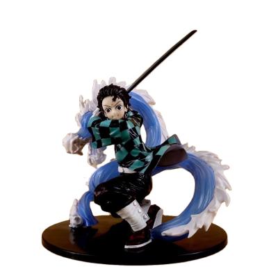 China Cartoon Toy Anime Figure Wholesale Demon SlayerKamado Tanjirou 1/8 water dragon wholesale PVC model MOQ=1 from Box Decoration for sale