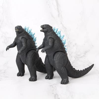 China Cartoon Toy 15cm Gojira Godzilla Open And Close PVC Action Figure Collectable Mouth Model Toy 2 Generation for sale