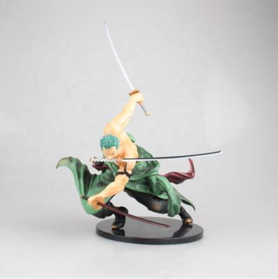 China Straw Hat Group Toy Anime One Piece Pirates MH POP Cartoon Straw Hat Roronoa Zoro Three Thousand World Boxed Action Number Collectible Model Toys for sale