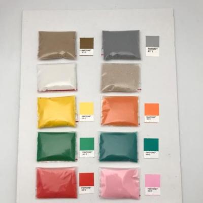 China Chinese high quality colored sand for sand dye color for sale