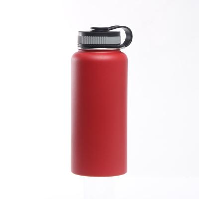 China Best price PORTABLE thermos bamboo water transfer flask sublimation masks bottle wall metal beer vacuum insulated duoble cooling water for sale