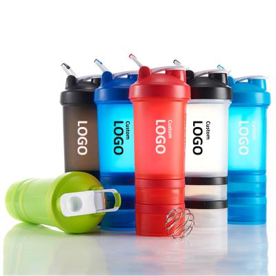 China Viable Custom Logo Printing Gym Protein Shaker Bottle for sale