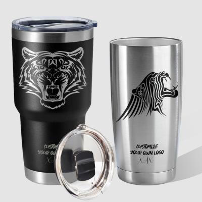 China Laser Viable Magnetic Cover Yeticooler Termos Para le CAM Tazas Vasos Termo Termicos Yetitumbler de Acero Inoxidable de 30oz 20oz Grabado for sale