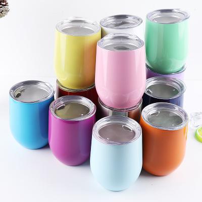 China PORTABLE high quality double wall egg tumbler food grade stainless steel vacuum flask sports water egg cup for sale