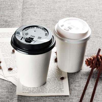 China Biodegradable Good Quality Disposable Party Coffee Cups Paper White Takeaway Paper Cup For Cold Drink for sale