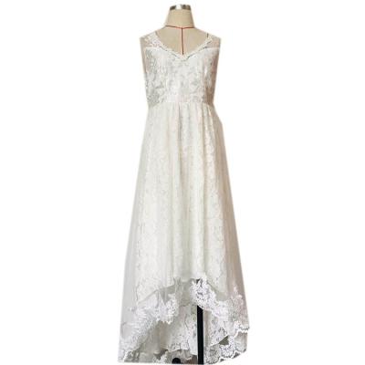 China European and American women's new dresses sexy V-neck lace breathable sleeveless dress WCT6002 explosive for sale