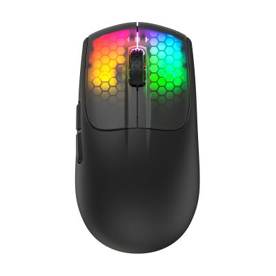 China Other Attack Shark X5RGB Wireless Mouse Third Review RGB Transparent Mechanical Video Game Fake Mute Mouse for sale