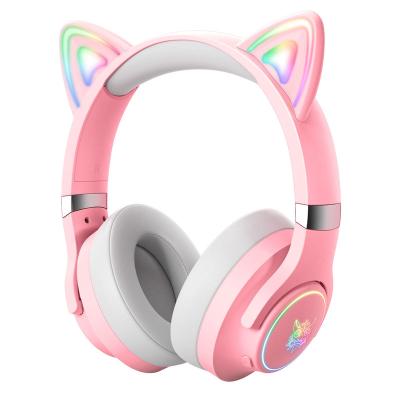 China New Arrival 2023 Perfect Sound ONIKUMA X30 2.4Ghz RGB Cat Ears Wireless Gaming Headset for sale