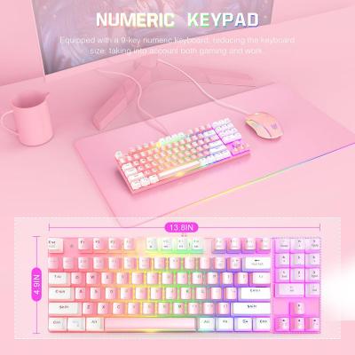 China ONIKUMA G26 89 Keys Wired Mechanical Gaming Keyboard and Mouse CW905 Set Yes for sale