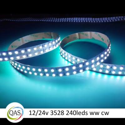 China PVC 3528 240 led CRI 90 2700K led strip warm white for sale