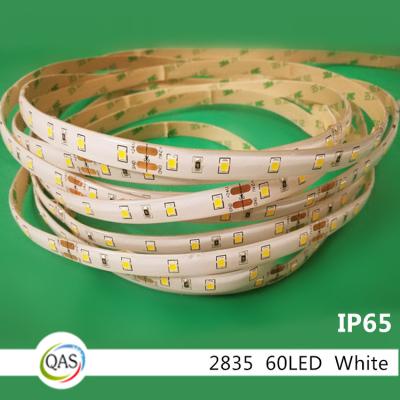 China PVC 60LED/M IP65 DC12V 24V White/Warm White 2835 Waterproof LED Strip for sale