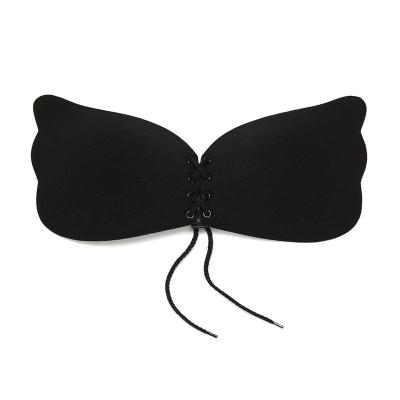 China New Style Silicone Invisible Backless Strapless Bra Front Closure Antibacterial Sticky Bra for sale