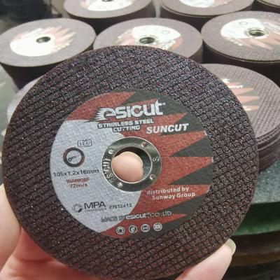 China Good Price B0105 Good Quality Carbide Steel Inox Resin Bond Metal Cutting Disc for sale