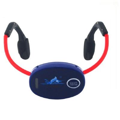 China Big Battery Real-time Communication Receiver Swimming Pool Training Bone Conduction Waterproof Wireless Headset for sale