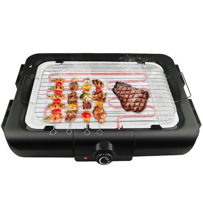 China Household smokeless indoor tabletop electric barbecue grills party grill with thermostat control with CE A13GS for Europe for sale