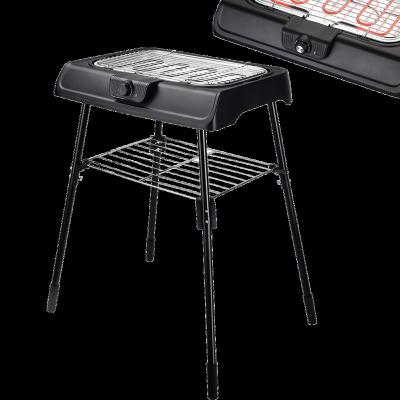 China 2000W Latest Design Height Adjustable Outdoor Electric BBQ Grilled Garden Backyard Standing Electric BBQ Grill Party Grill With CE GS BSCI for sale