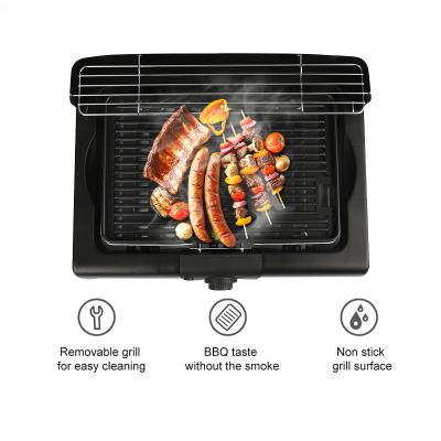 China Portable electric iron adjustable pan Jinchang height grill profesional restaurant home smokeless barbecue with water drip tray for sale