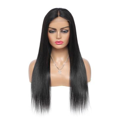 China Jerry Curl Human Hair Straight 4*4 Lace Front Wigs Brazilian Remy 4*4 Lace Closure Wigs Preplucked for sale