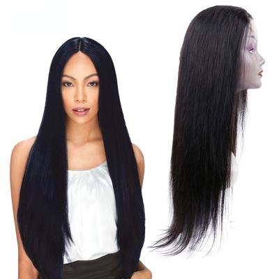 China Wholesale Straight Virgin Brazilian Raw Cuticle Aligned Swiss Hair Vendors 4*4 HD Lace Closure Human Hair Wigs For Women Back for sale