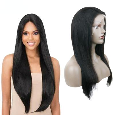 China Hot Selling Transparent Lace Straight Front Wigs Cuticle Aligned 13x4 Raw Brazilian Virgin Hair Lace Front Wigs For Black Women for sale