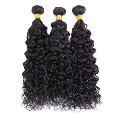 China Wholesale Raw Hair Vendors 10A Grade Raw Hair Bundles Virgin Peruvian Virgin Water Wave Hair Weave Bundles Water Wave Hoodie Bundle for sale