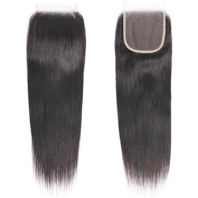 China Wholesale Peruvian Natural Virgin Human Hair Transparent 100% Swiss Lace Headband Bone Straight Hair With Closure for sale