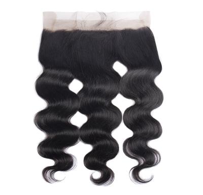 China 100% Hair Body Wave 360 ​​Lace Frontal Closure With Baby Hair Pre Plucked Hairline 100% Natural Remy Human Hair for sale