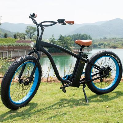 China Cruiser 48V 500W Beach Aluminum Alloy Tire Fat Tire Electric Bike Snow Fat E Bike Made In China for sale