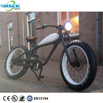 China 2021 New Velo Electrique Vintage 48V 500W 750W Luxury Electric Bike With EN15194 for sale