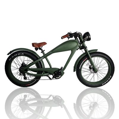 China 500Watt aluminum alloy electric motorcycle for fun, fat tire electric bicycle, 48V lithium battery electric bicycle for sale