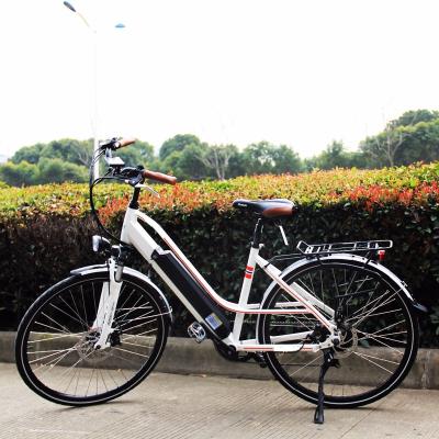 China Hot Selling Lady Fashion Aluminum Alloy E-Bike 28